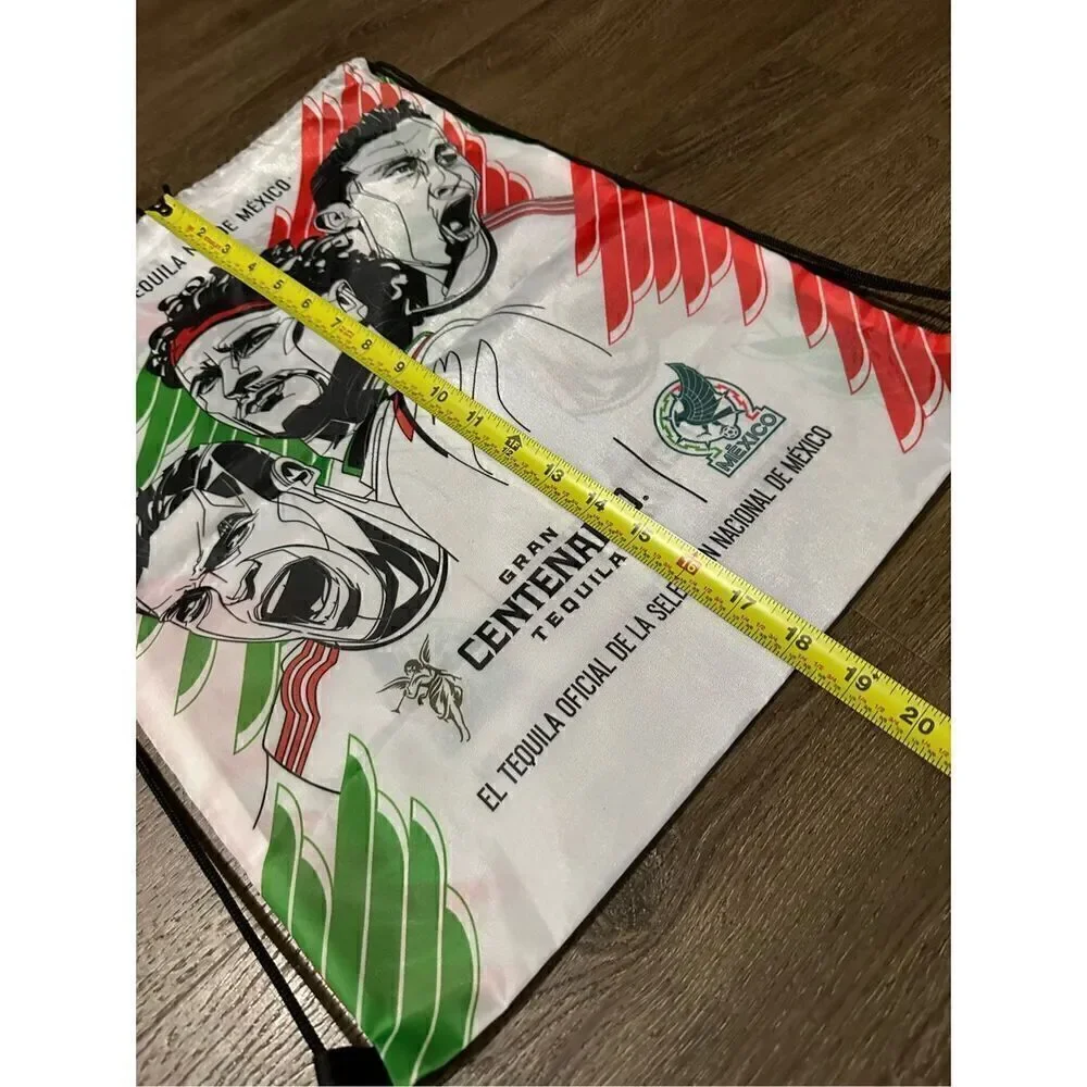 Gran Centenario Tequila Mexican Team Promo Nylon Drawstring Bag Backpack Soccer